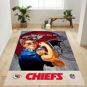 Kansas City Chiefs NFL 13 Area Rug Living Room And Bed Room Rug