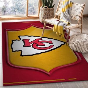 Kansas City Chiefs NFL 15 Area Rug Living Room And Bed Room Rug