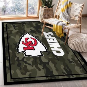 Kansas City Chiefs NFL 17 Area Rug Living Room And Bed Room Rug