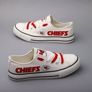 Kansas City Chiefs NFL Football 2 Gift For Fans Low Top Custom Canvas Shoes