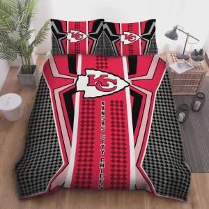 Kansas City Chiefs NFL Team Duvet Cover Pillowcase Bedding Set