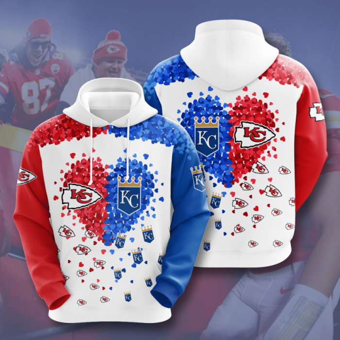 Kansas City Chiefs x Kansas City Royals 3D Hoodie