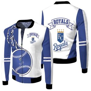 Kansas City Royals 3D Fleece Bomber Jacket