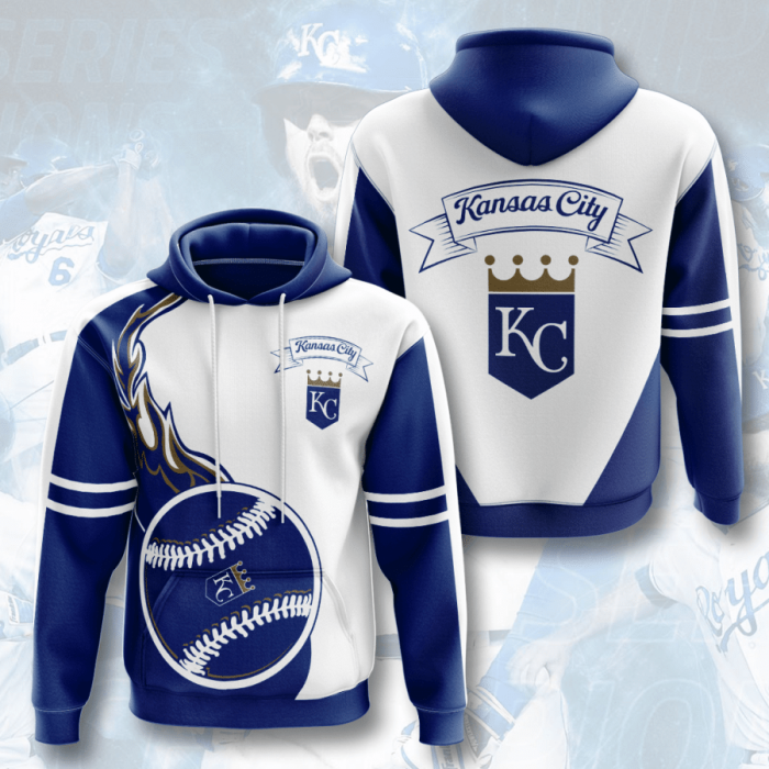 Kansas City Royals 3D Hoodie