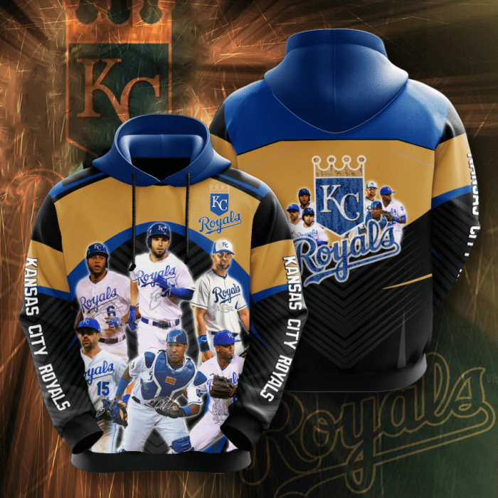 Kansas City Royals 3D Hoodie