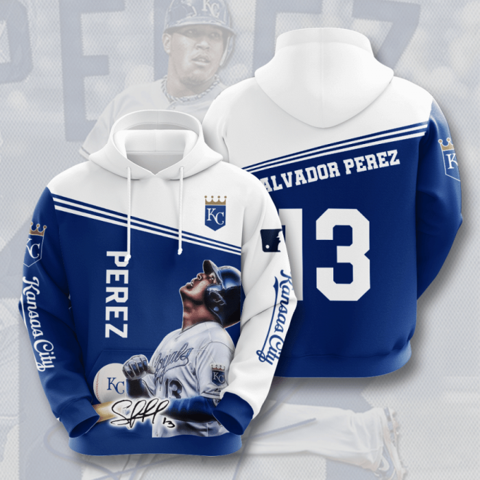 Kansas City Royals 3D Hoodie