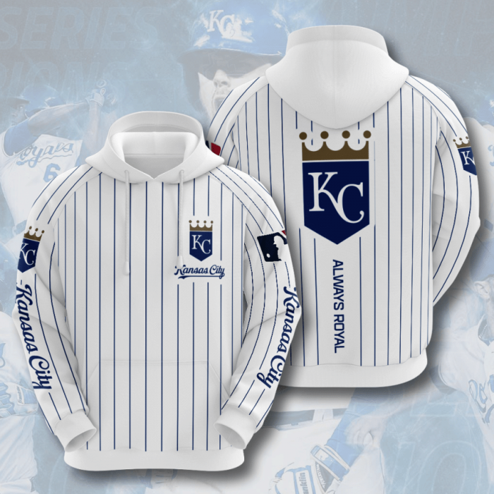 Kansas City Royals 3D Hoodie