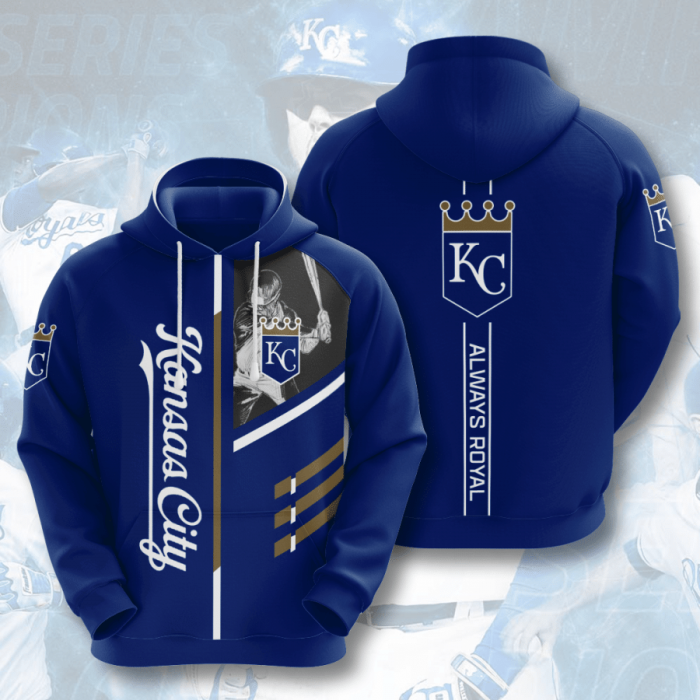 Kansas City Royals 3D Hoodie