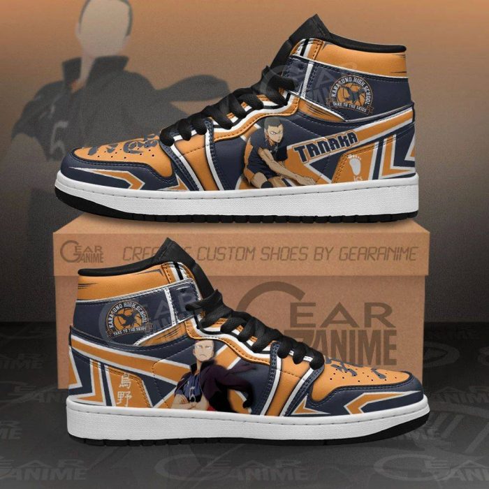 Karasuno Ryunosuke Tanaka Sneakers Haikyuu Custom Anime Shoes