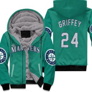Ken Griffey Jr Seattle Mariners Northwest Green 2019 Inspired Unisex Fleece Hoodie