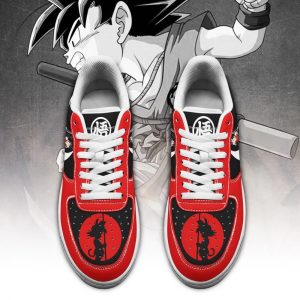 Alternative view of Kid Goku Air Force Sneakers Just Dragon Ball Anime Shoes Do It AF0971