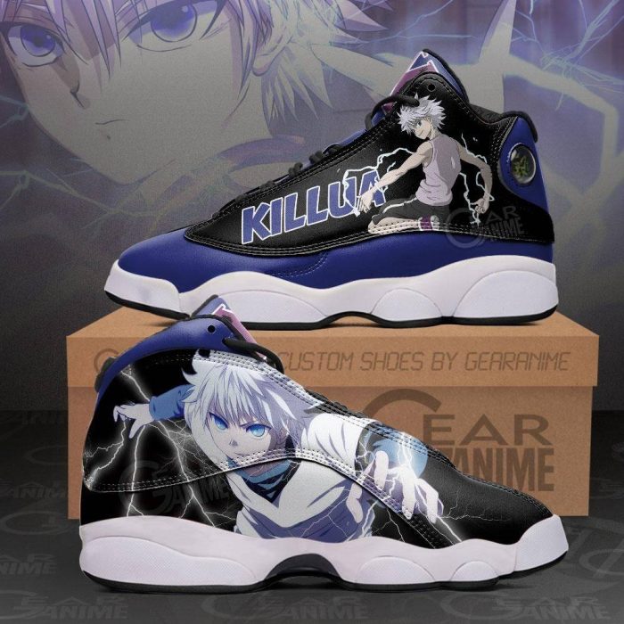 Killua Zoldyck Jordan 13 Sneakers Hunter X Hunter Custom Anime Shoes