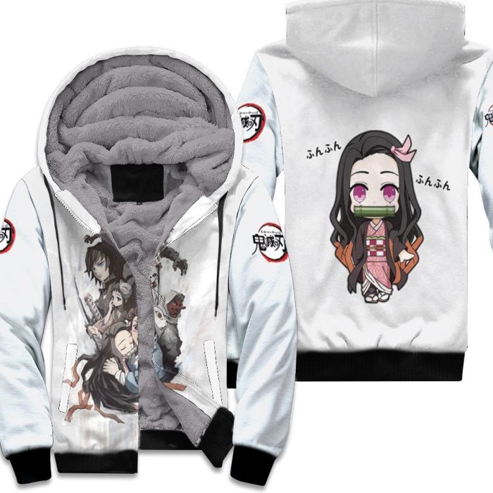 Kimetsu No Yaiba Anime Nezuko Unisex Fleece Hoodie