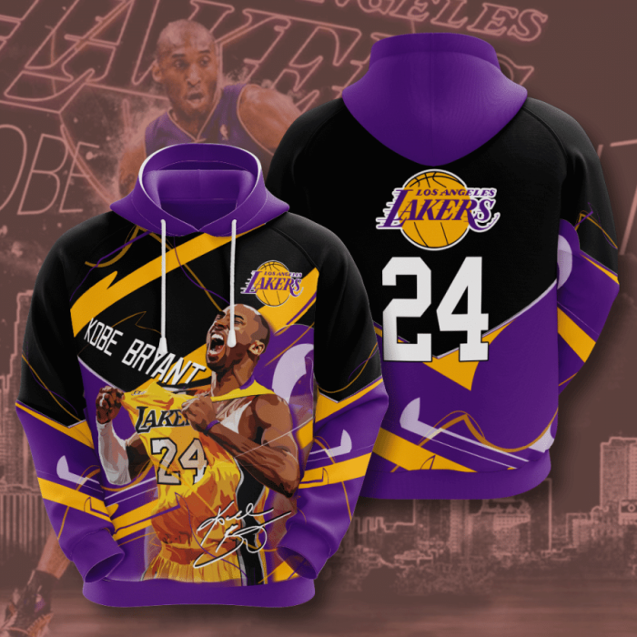 Kobe Bryant 24 3D Hoodie