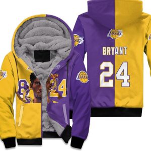 Kobe Bryant 8 24 Los Angeles Lakers Unisex Fleece Hoodie