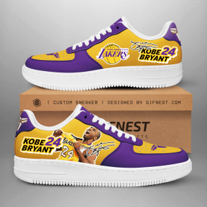Kobe Bryant Air Force Sneaker Custom For Fan