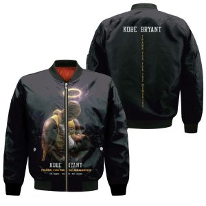 Kobe Bryant Angel Thank You For The Memories Bomber Jacket