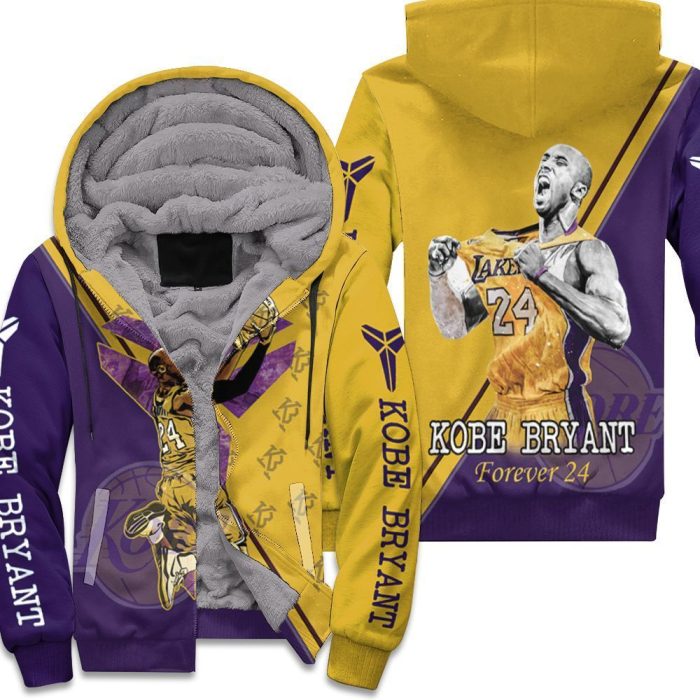 Kobe Bryant Forever 24 Black Mamba For Fan 3D Unisex Fleece Hoodie