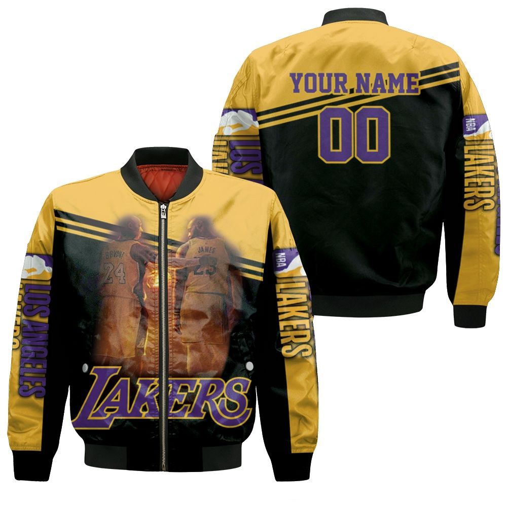 Kobe Bryant Lebron James Together Friends Los Angeles Lakers Legend 3D ...