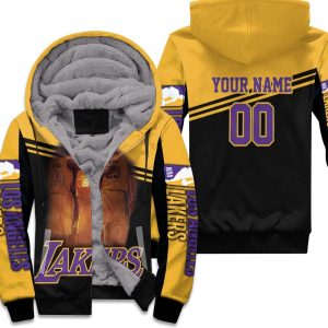 Kobe Bryant Lebron James Together Friends Los Angeles Lakers Legend 3D Personalized Unisex Fleece Hoodie