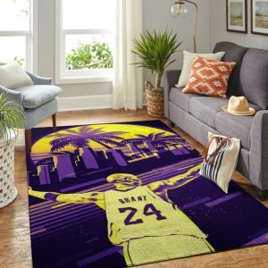 Kobe Bryant Legend 24 Lakers Sport NBA Area Rug Rugs For Living Room Rug Home Decor