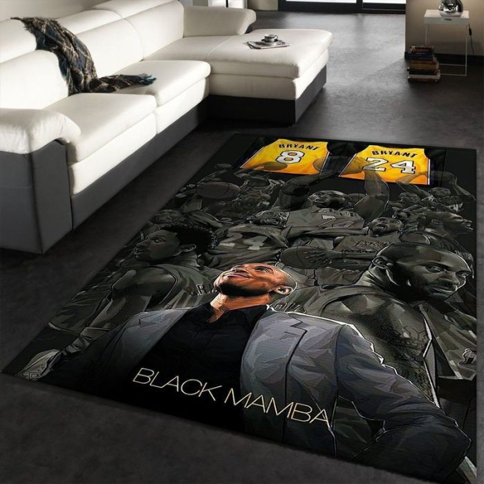 Kobe Bryant Legends Los Angeles Lakers NBA Basketball 2Area Rug Floor Decor