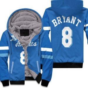 Kobe Bryant Los Angeles Lakers 1996-97 Hardwood Classics Royal Inspired Unisex Fleece Hoodie