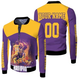Kobe Bryant Michael Jordan Lebron James Legends 3D For Fans Personalized Fleece Bomber Jacket