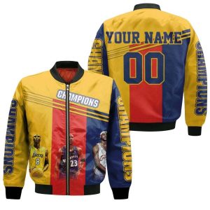 Kobe Bryant Michael Jordan Lebron James Legends Never Die Champions 3D Personalized Bomber Jacket