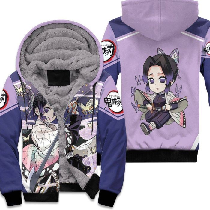 Kocho Shinobu Kimetsu No Yaiba Unisex Fleece Hoodie