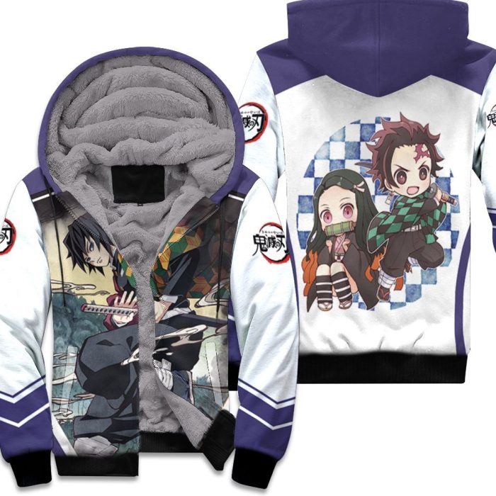 Kocho Shinobu Kimetsu No Yaiba Unisex Fleece Hoodie