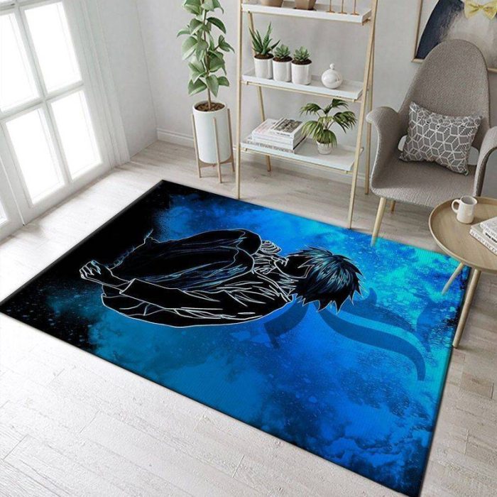 L Death Note Area Rug Living Room And Bed Room Rug Christmas