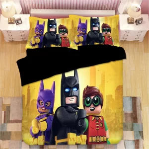 LEGO Batman 3 Beyond Gotham #5 Duvet Cover Pillowcase Bedding Set Home Decor