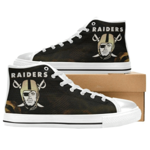 Las Vegas Raiders NFL 13 Custom Canvas High Top Shoes