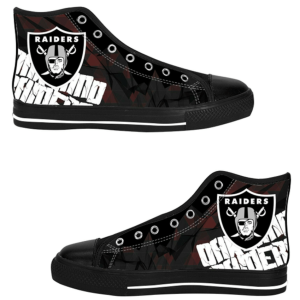 Las Vegas Raiders NFL 25 Custom Canvas High Top Shoes