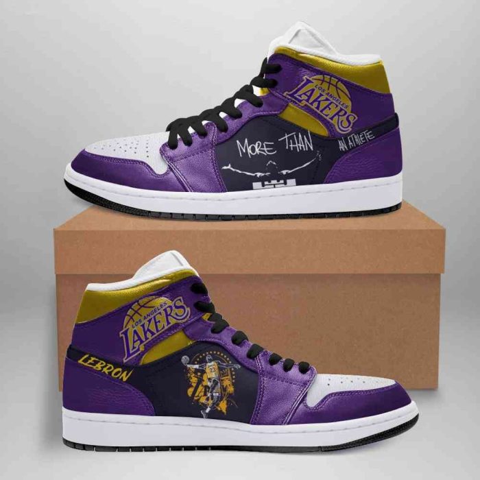 Lebron James Air Jordan 1 Sport Custom Sneakers