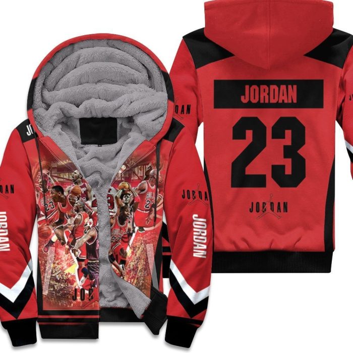 Legend Chicago Bulls 23 Michael Jordan Unisex Fleece Hoodie