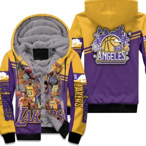 Legend Of Los Angeles Lakers Western Conference Nba Unisex Fleece Hoodie
