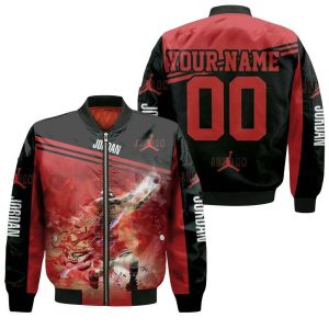 Legend Of NBA Michael Jordan 23 Chicago Bulls Personalized Bomber Jacket