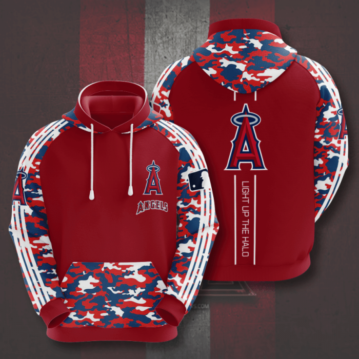 Los Angeles Angels 3D Hoodie