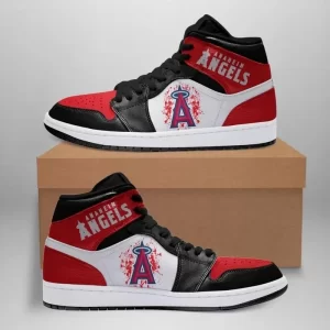 Los Angeles Angels MLB Air Jordan 1 Sport Custom Sneakers