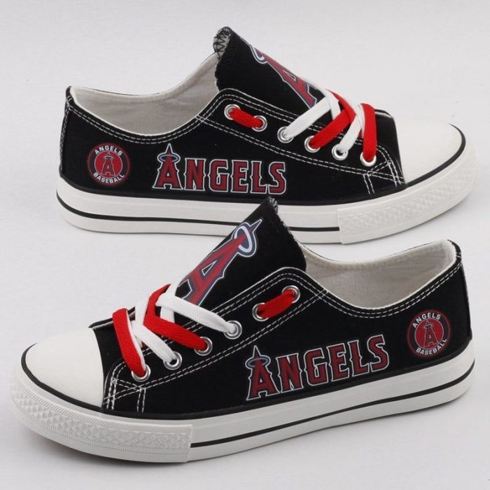 Los Angeles Angels of Anaheim MLB Baseball Gift For Fans Low Top Custom Canvas Shoes