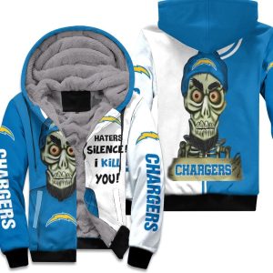 Los Angeles Chargers Haters I Kill You 3D Unisex Fleece Hoodie