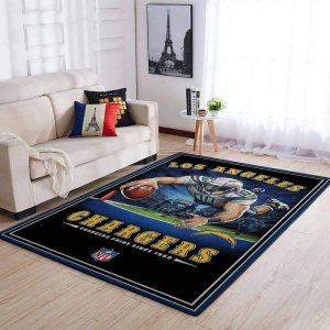 Los Angeles Chargers NFL 16 Area Rug Living Room And Bed Room Rug