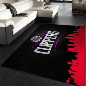 Los Angeles Clippers NBA 2 Area Rug Living Room And Bed Room Rug