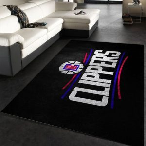 Los Angeles Clippers NBA 3 Area Rug Living Room And Bed Room Rug