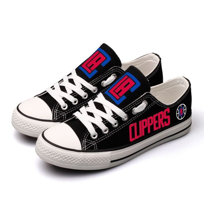 Los Angeles Clippers NBA Basketball 1 Gift For Fans Low Top Custom Canvas Shoes