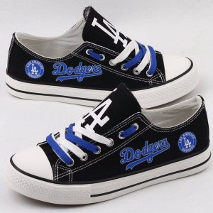 Los Angeles Dodgers MLB Baseball Gift For Fans Low Top Custom Canvas Shoes