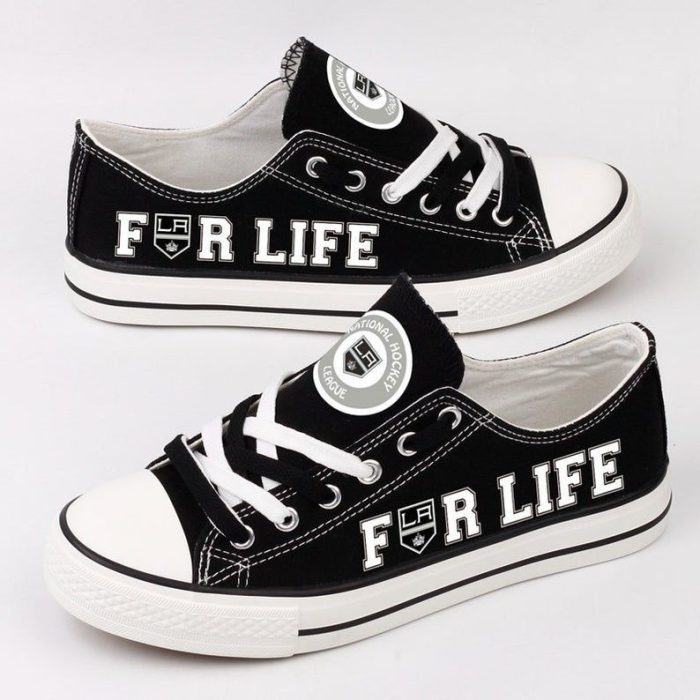 Los Angeles Kings NHL Hockey For Life Gift For Fans Low Top Custom Canvas Shoes