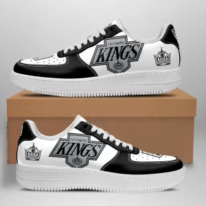 Los Angeles Kings Nike Air Force Shoes Unique Hockey Custom Sneakers